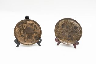 Two metal plates, Japan, Meiji period (1868-1912)