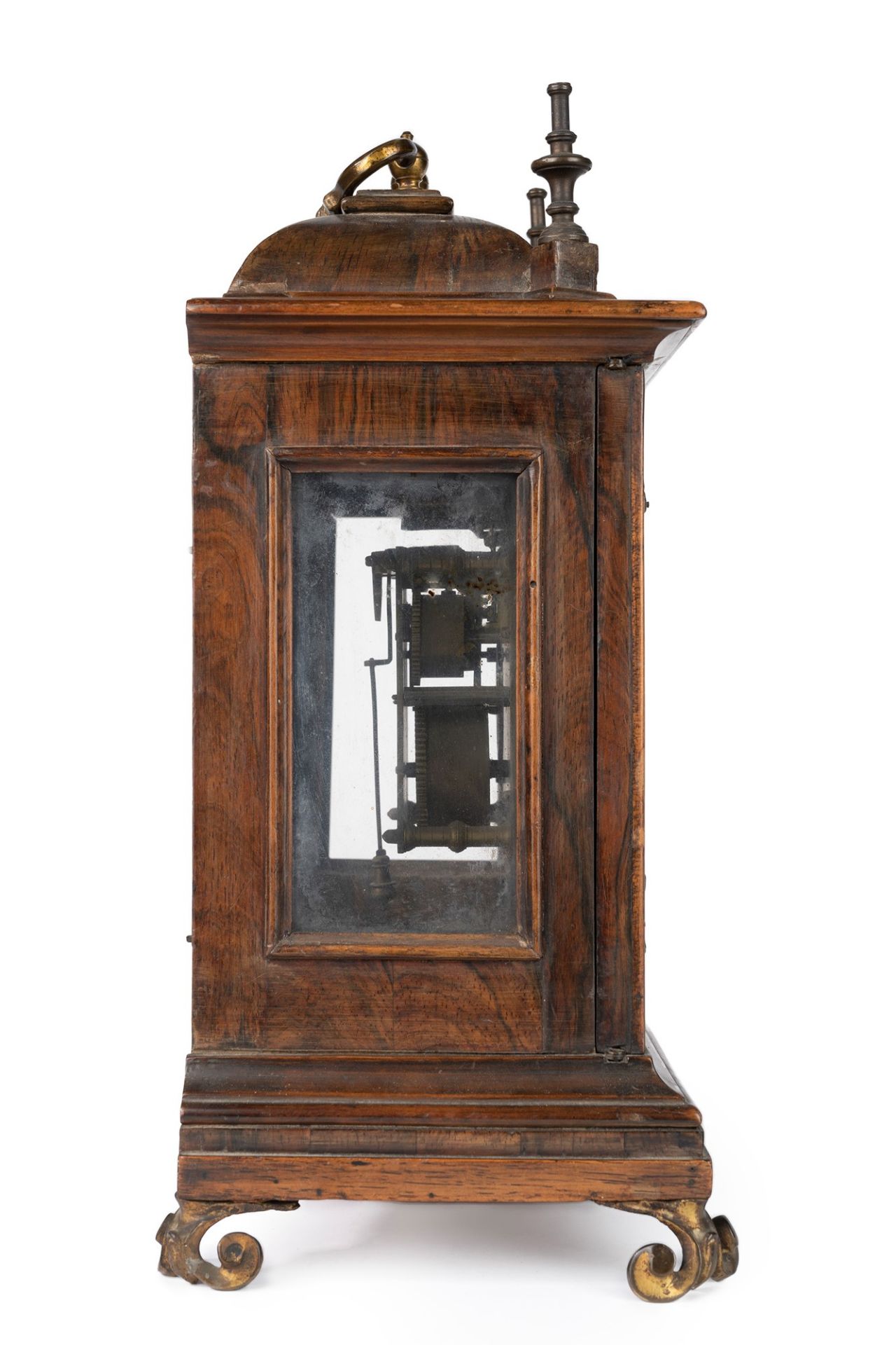 Table clock in wood and bronze, 18th century - Image 6 of 8