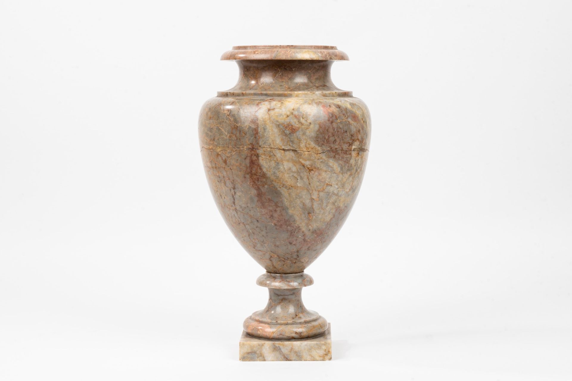 Marble vase, 20th century