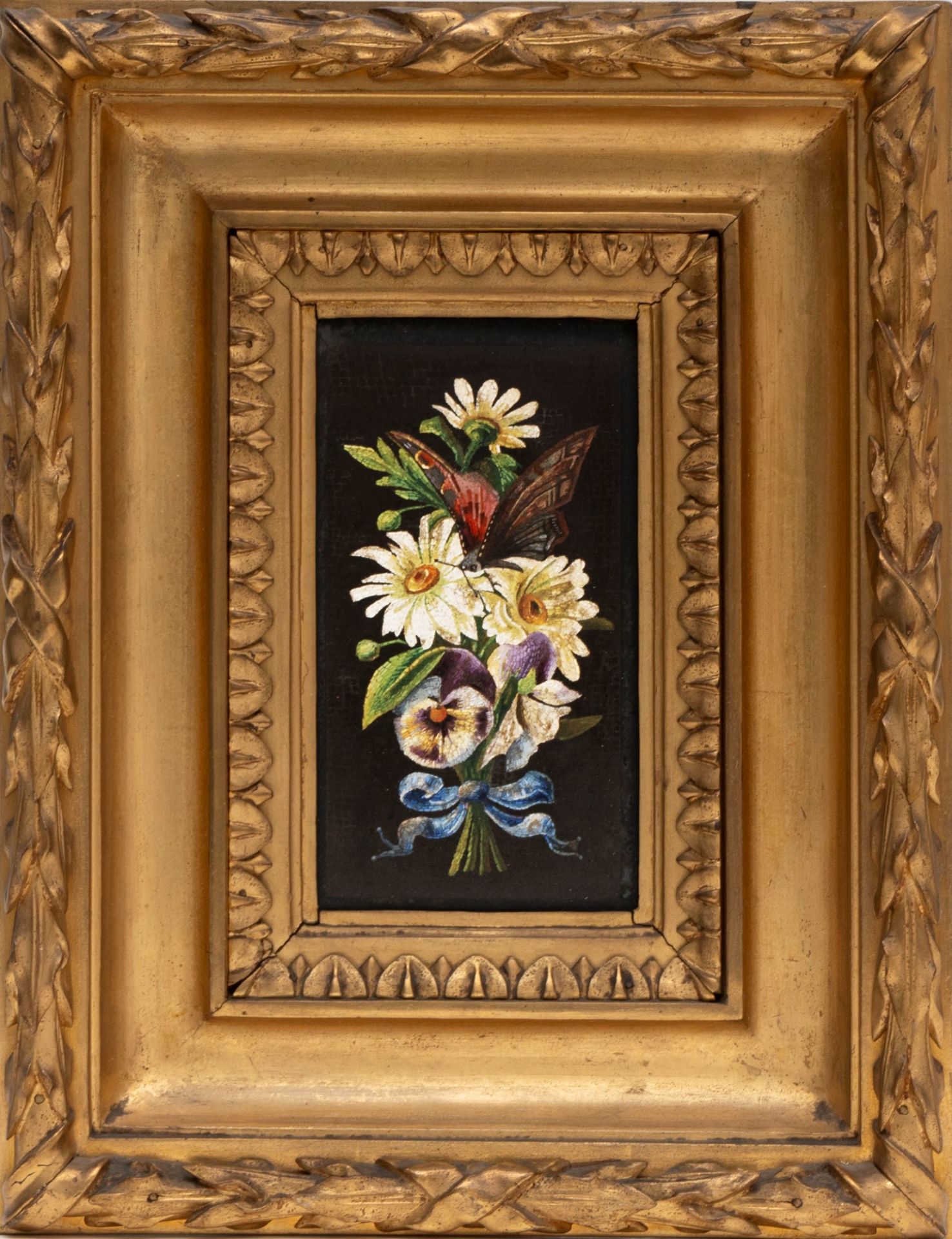 Micromosaic depicting flowers, 19th century
