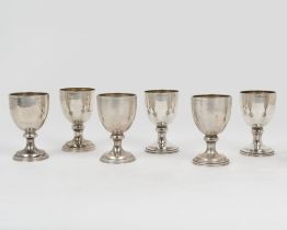 Brandimarte - Six silver glasses