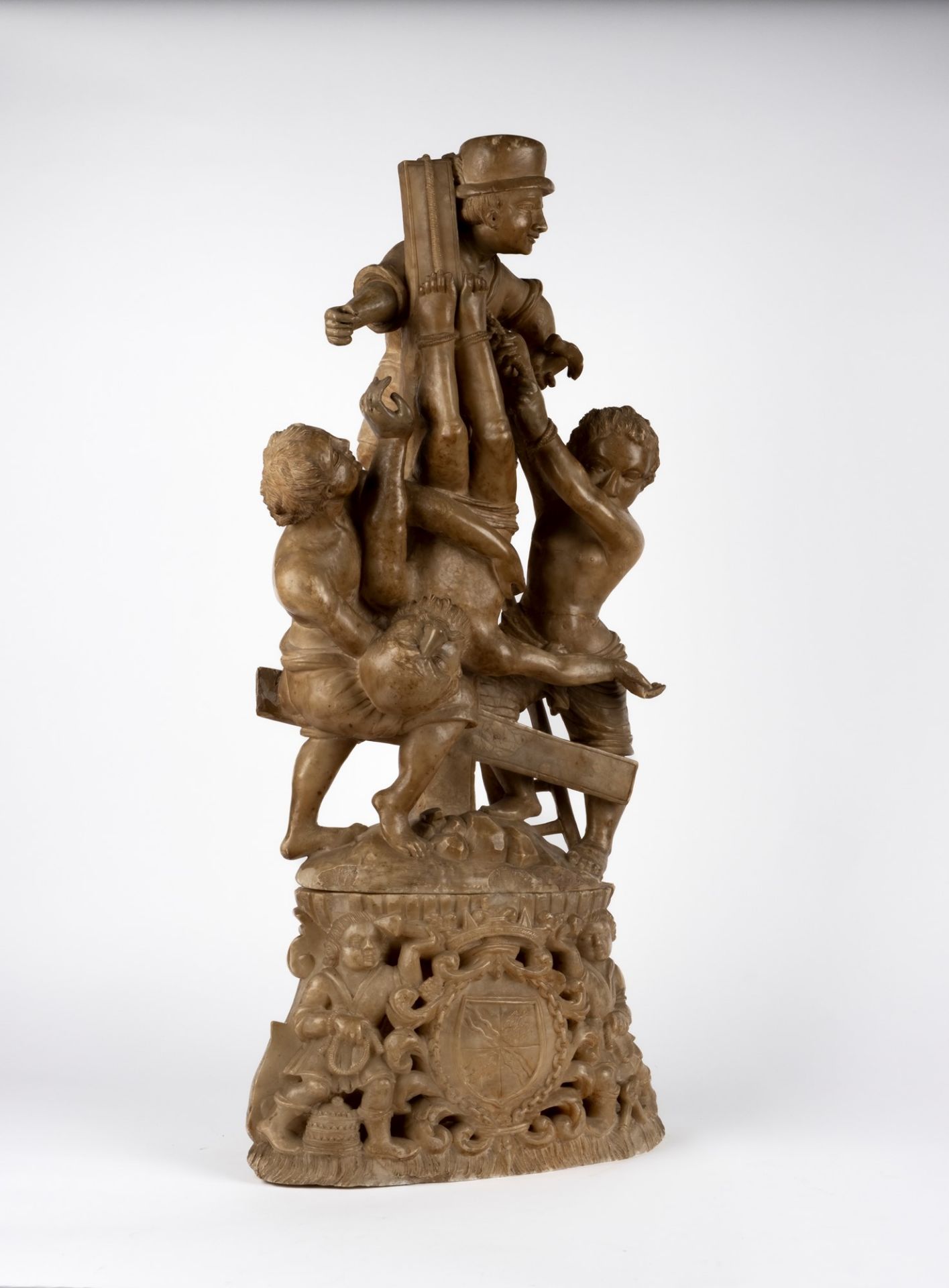 Alabaster sculpture depicting the Deposition, Sicily, 17th century - Image 2 of 4