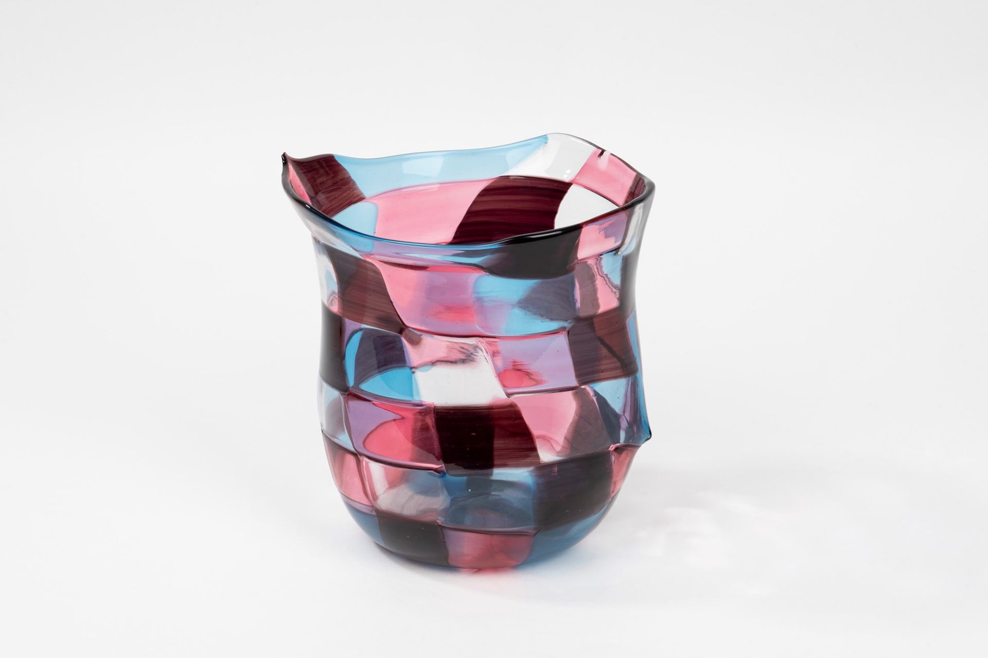 Fulvio Bianconi - Murano glass vase, Venini, 1950s