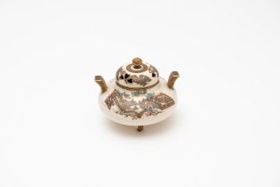 Satsuma ceramic sugar bowl, Japan Meiji period
