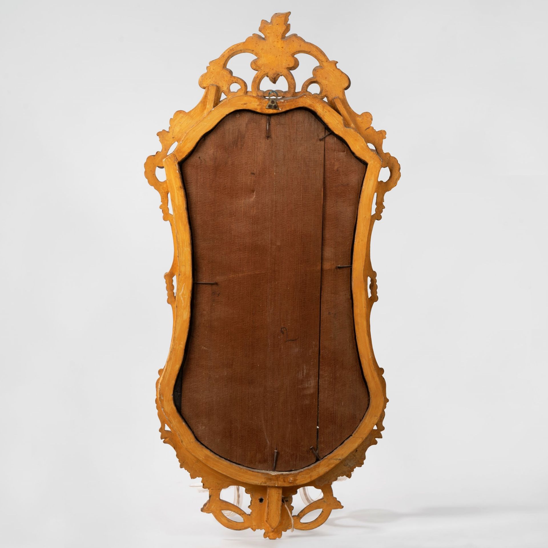 Pair of carved and gilded wooden mirrors, 20th century - Image 5 of 5