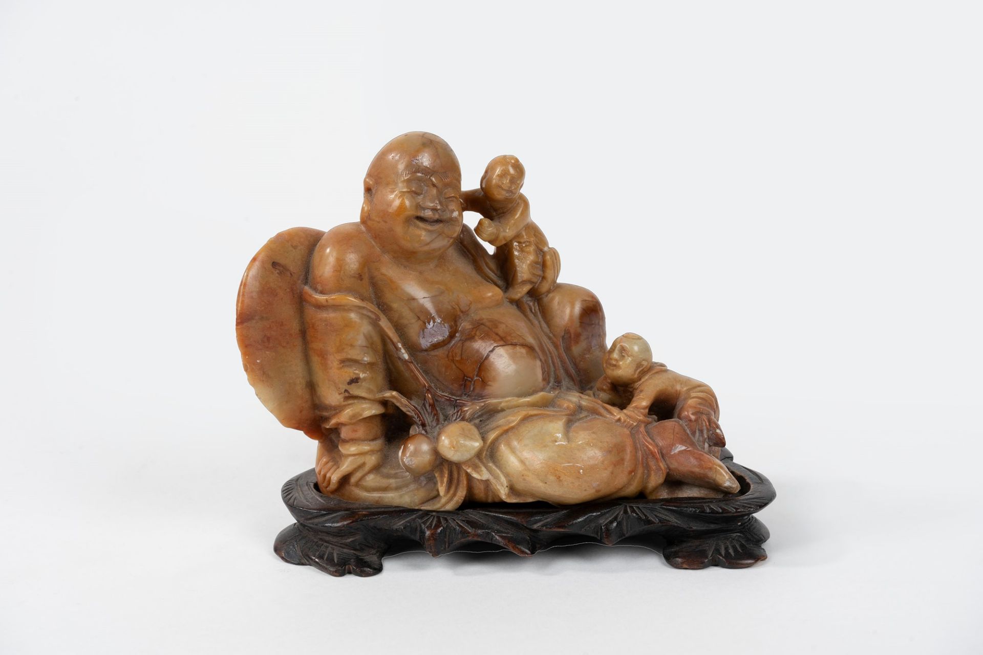 Soapstone sculpture depicting Budai, China, 19th century