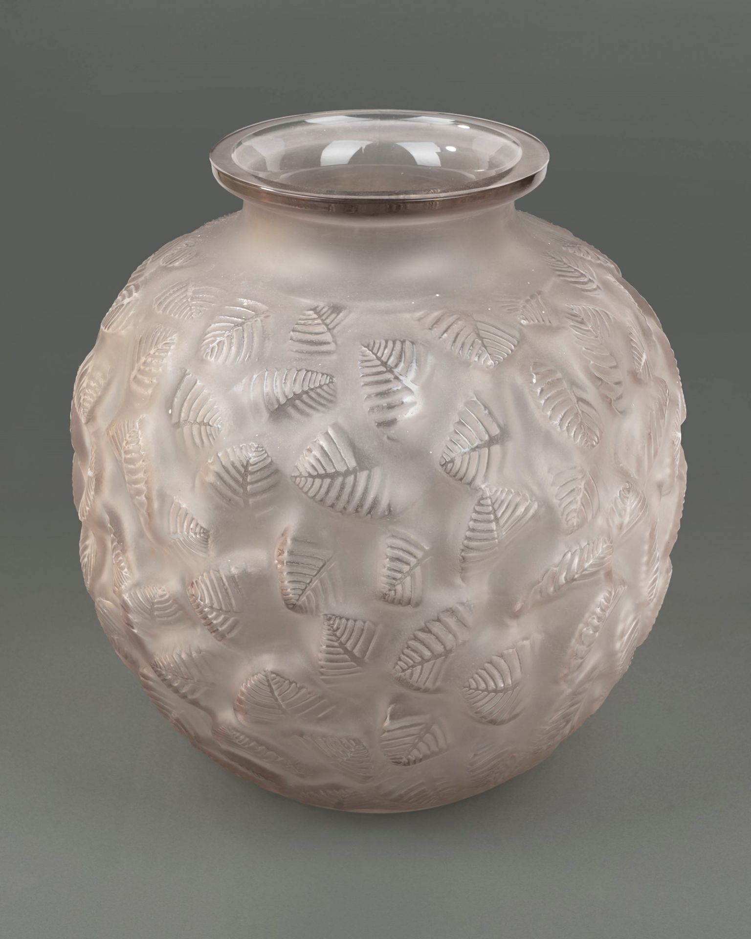 Lalique - Charmilles frosted glass vase, model 978, circa 1926