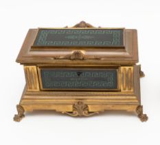 Gilt bronze box, 19th century