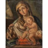 Italian school, XVII - XVIII century - Madonna with Child