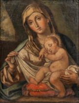 Italian school, XVII - XVIII century - Madonna with Child