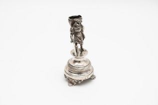 Silver toothpick holder, 19th century