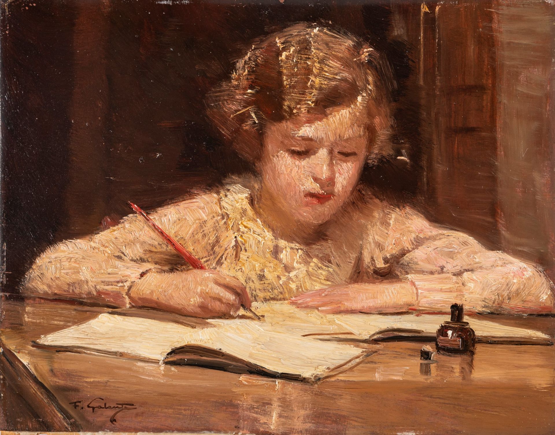 Francesco Galante (Margherita di Savoia 1884-Napoli 1972) - Homework