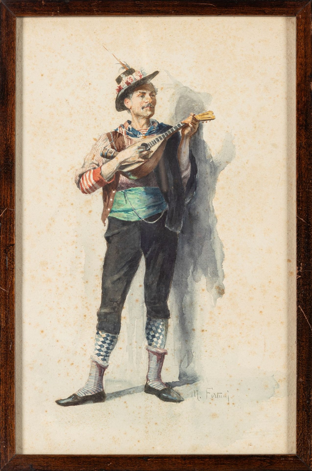 Scuola del secolo XIX - Mandolin player - Bild 2 aus 2