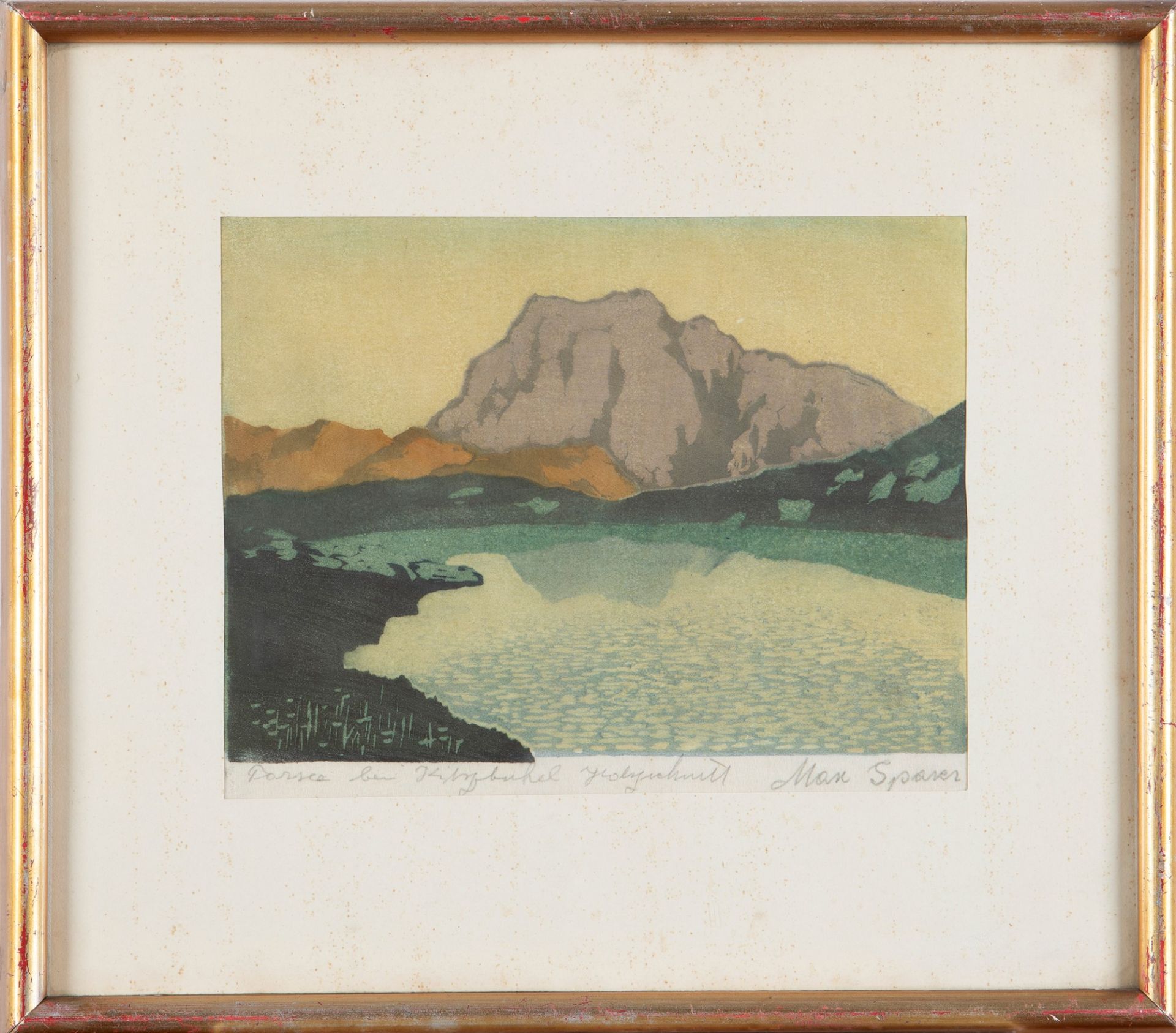 Max Sparer (Termeno 1886-Montiggl 1968) - Kitzbuhel, lake - Bild 2 aus 3