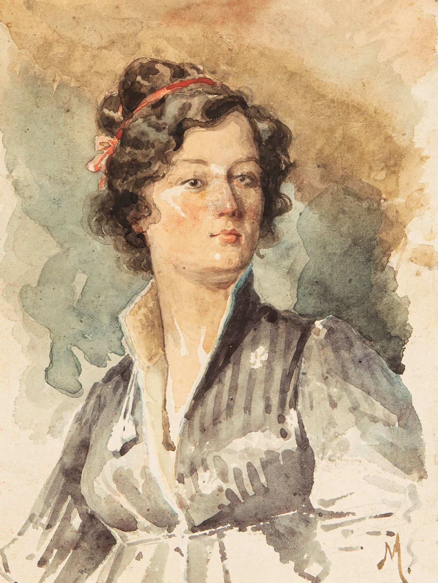 Scuola italiana, secolo XIX - Young woman