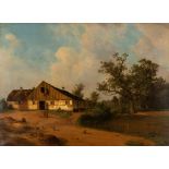 Georg Emil Libert (Copenaghen 1820-1908) - Countryside house, 1854