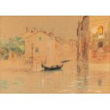 Carlo Brancaccio (Napoli 1861-1920) - Venetian canal