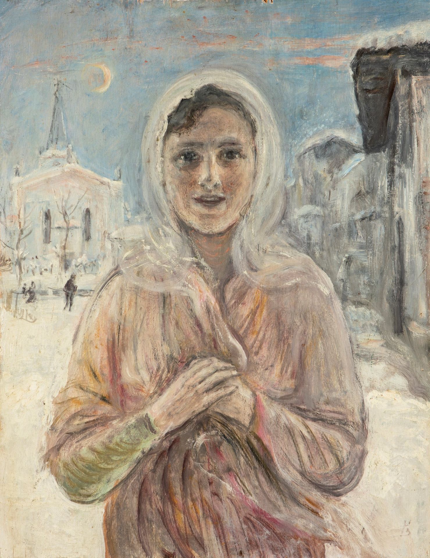 Natale Morzenti (Silvano d'Orba 1884 o 1885-Martinengo 1947) - Country girl