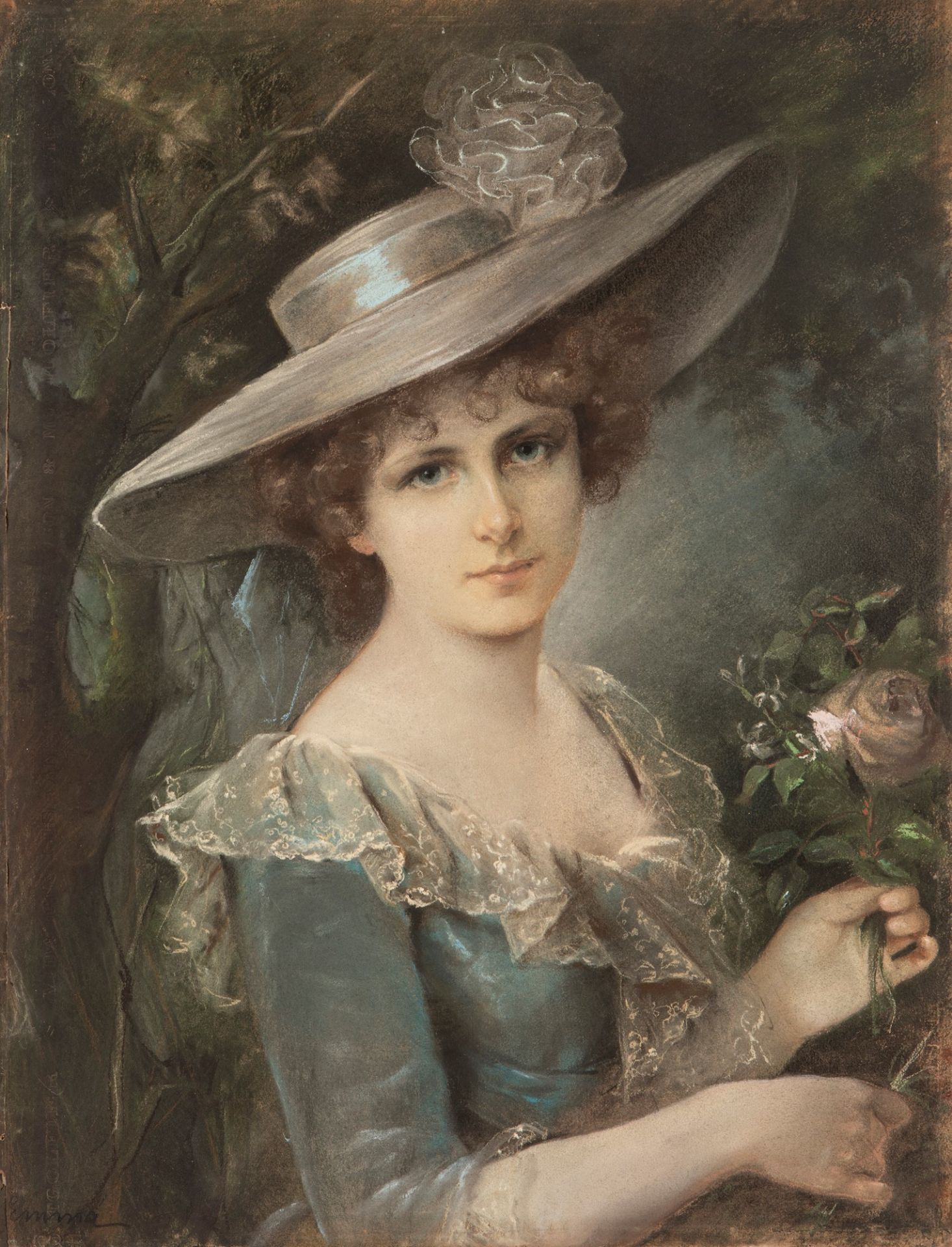 Scuola europea, secolo XIX - Portrait of a lady