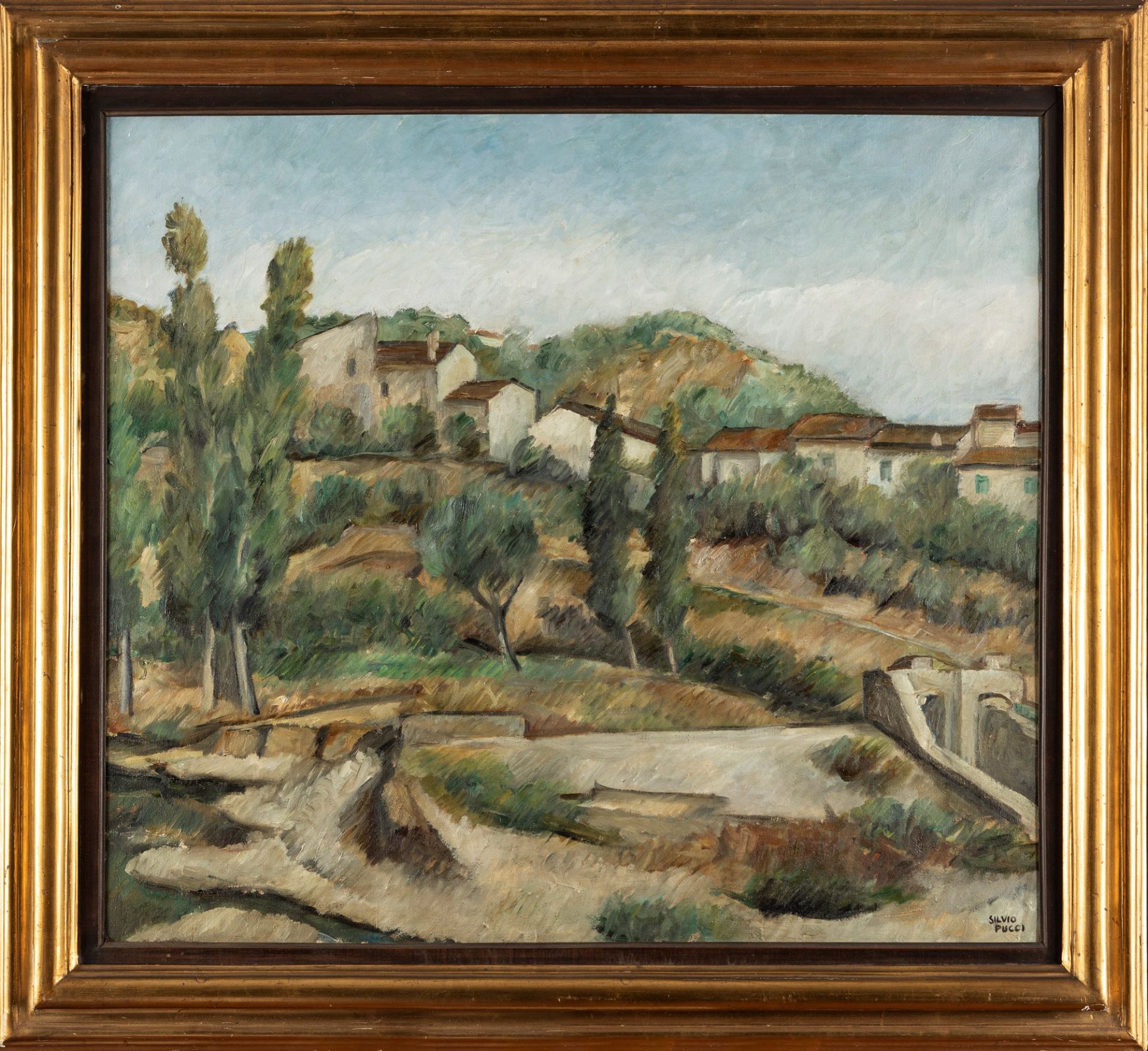 Silvio Pucci (Pistoia 1892-Firenze 1961) - Tuscan landscape - Image 2 of 3