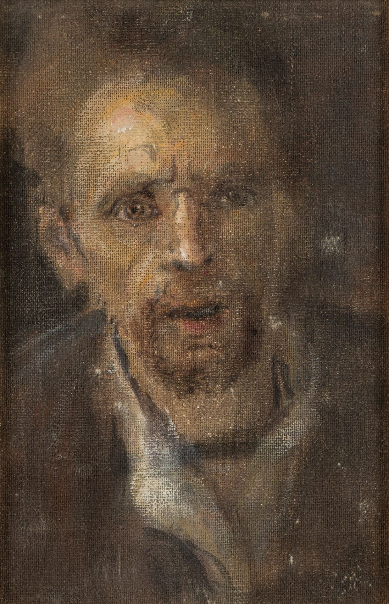Natale Morzenti (Silvano d'Orba 1884 o 1885-Martinengo 1947) - Self-portrait