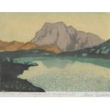 Max Sparer (Termeno 1886-Montiggl 1968) - Kitzbuhel, lake
