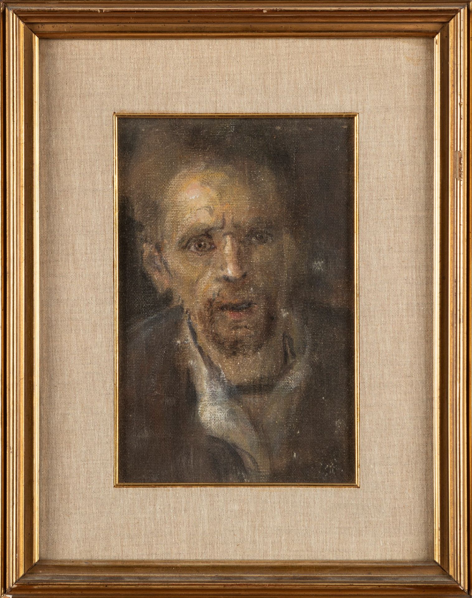 Natale Morzenti (Silvano d'Orba 1884 o 1885-Martinengo 1947) - Self-portrait - Image 2 of 3
