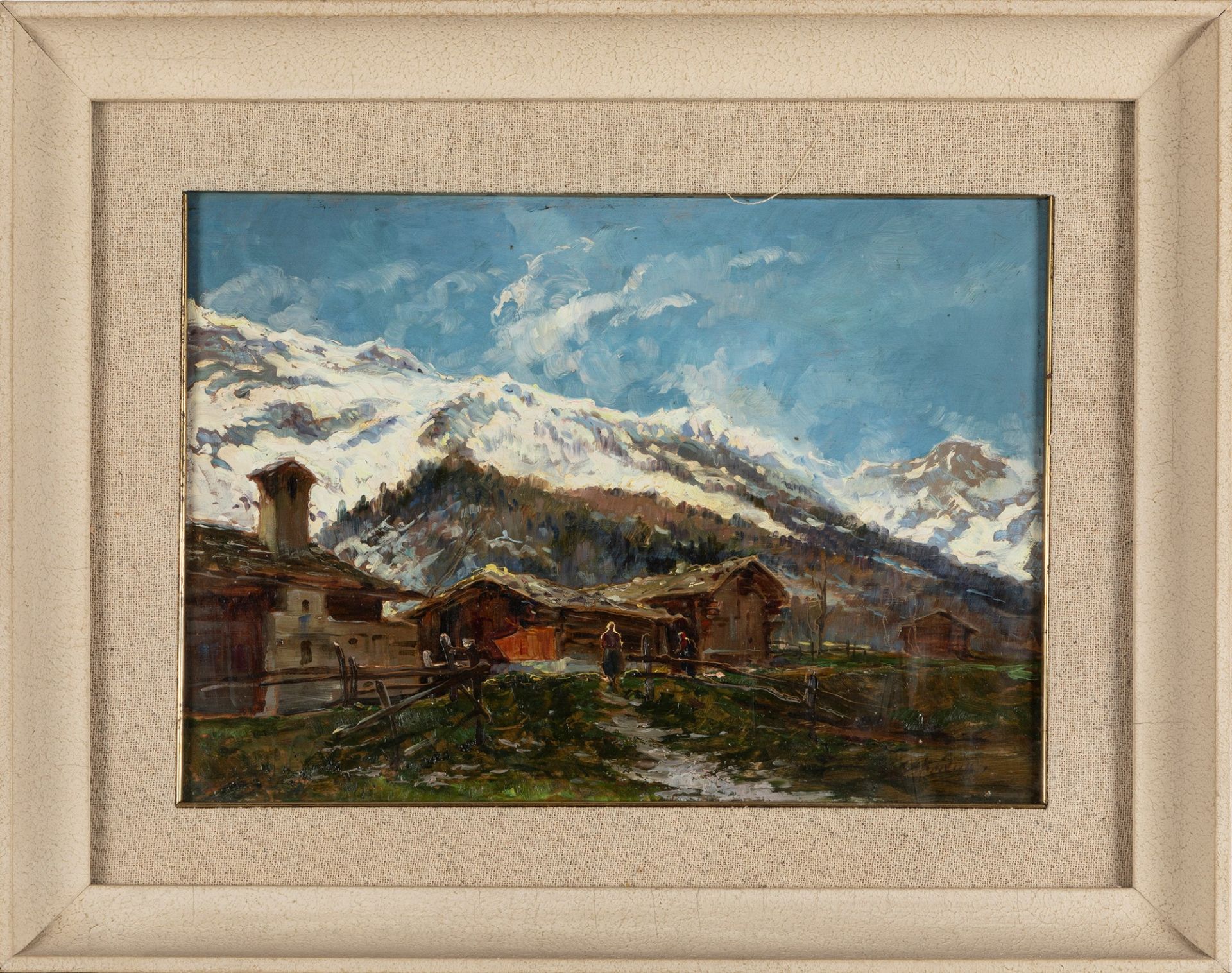 Cesare Gheduzzi (Crespellano 1894-Torino 1944) - Mountain landscape - Image 2 of 2