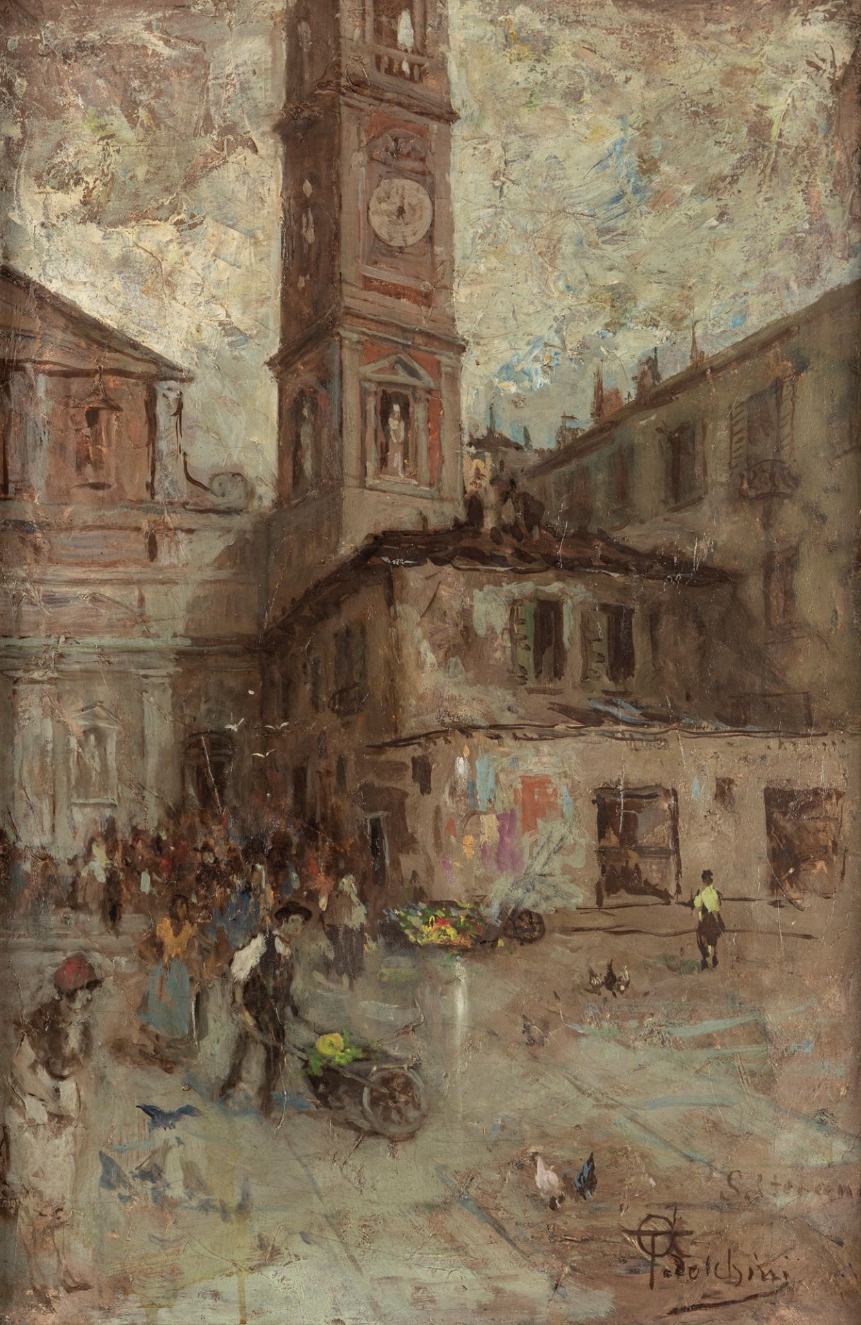 Giovanni Battista Todeschini (Lecco 1857-Milano 1938) - Milan, Church of Santo Stefano