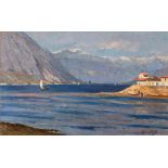 Guido Bertarelli (Milano 1886-?) - View of Lago di Como