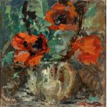 Luigi Mantovani (Milano 1880-1957) - Vase of poppies