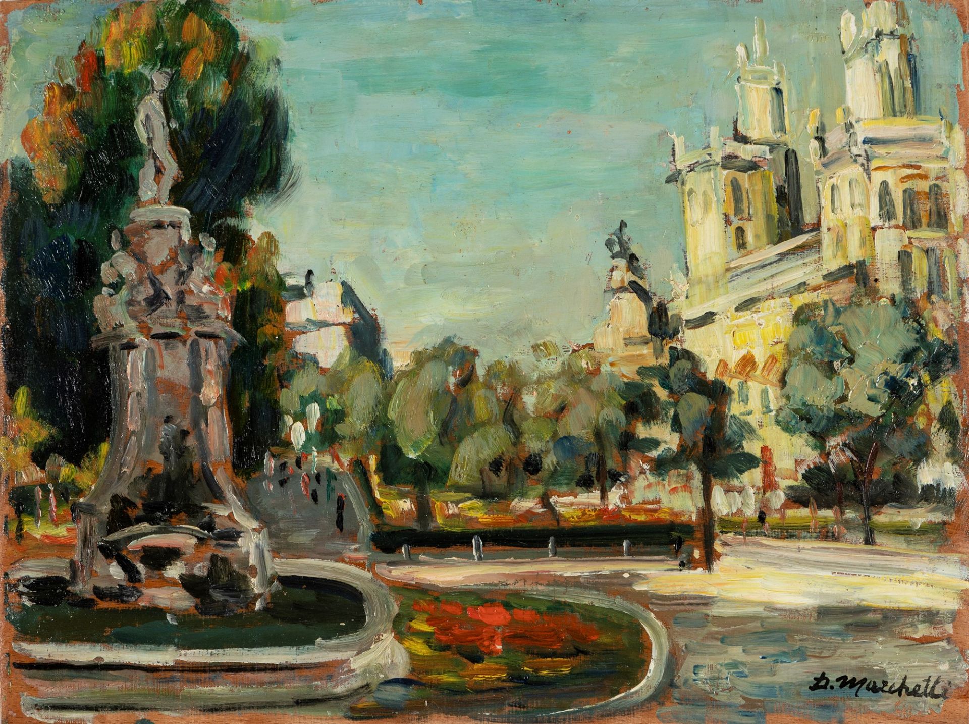 Daniele Marchetti (Bergamo 1900-1979) - Madrid, Prado Park