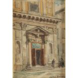 Arturo Ferrari (Milano 1861-1932) - Milan, Church of San Vito in Pasquirolo