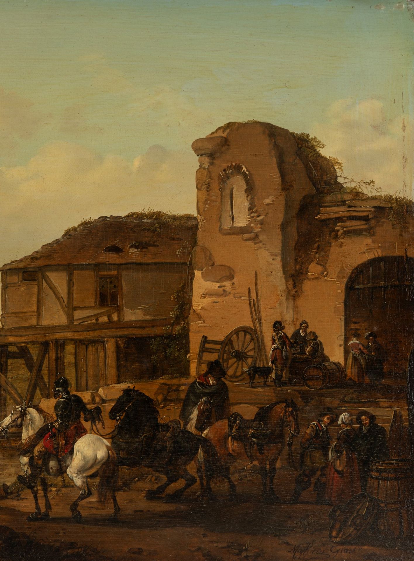 Giovanni Migliara (Alessandria 1785-Milano 1837) - Scene of popular life - Image 6 of 7