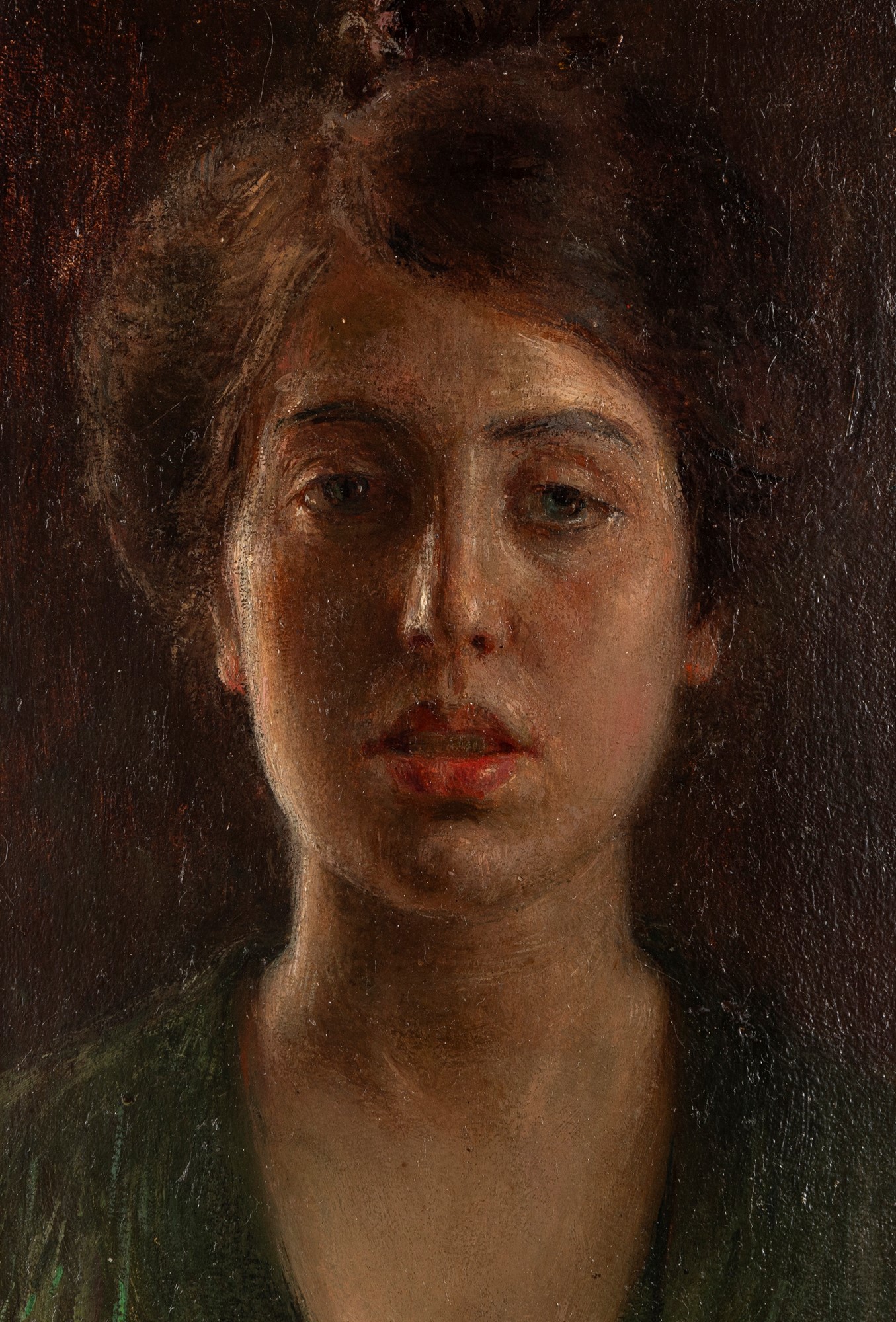 Gaetano Esposito (Salerno 1858-Sala Consilina 1911) - Portrait of a young woman - Image 2 of 4