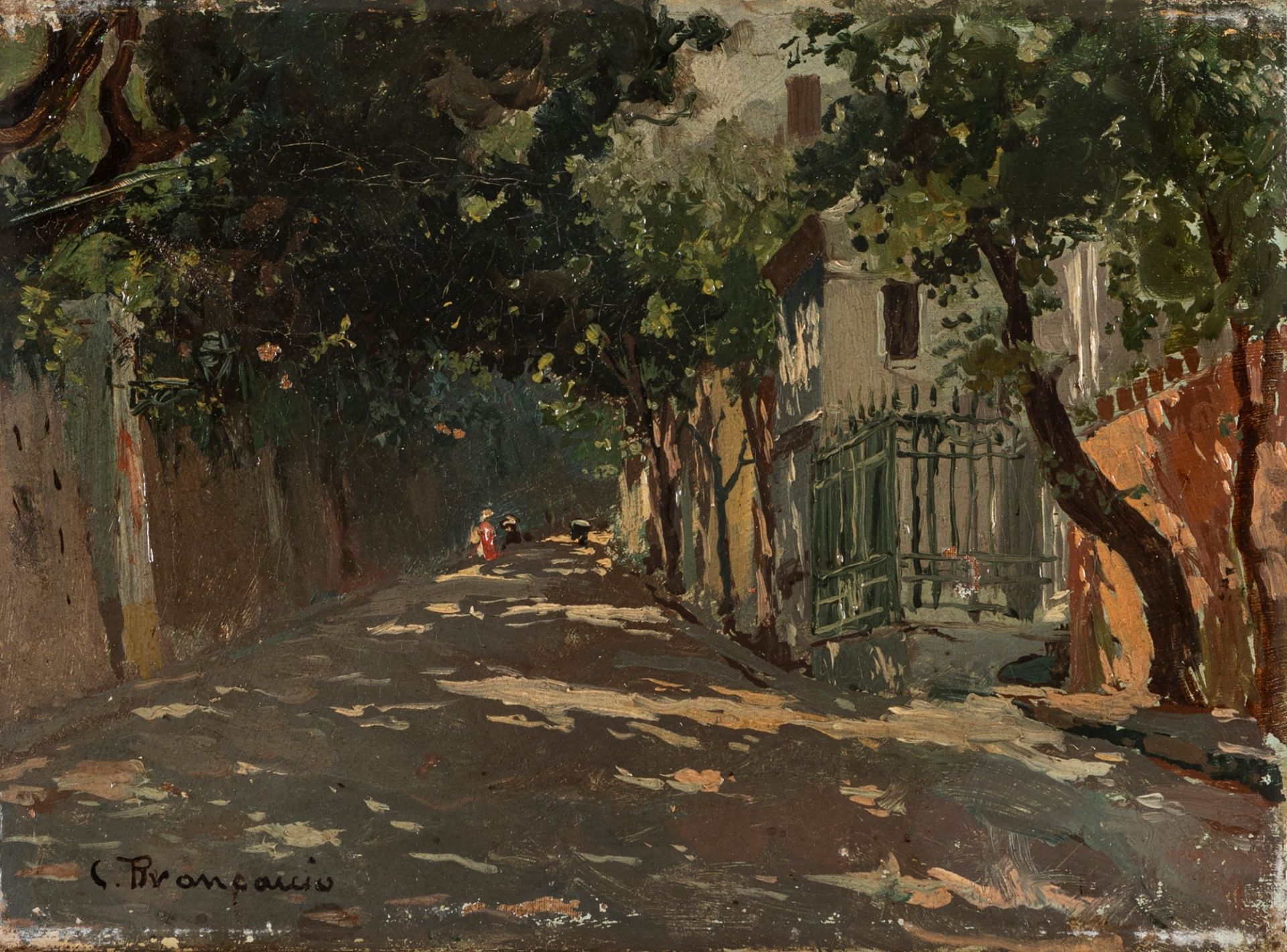 Carlo Brancaccio (Napoli 1861-1920) - Country road