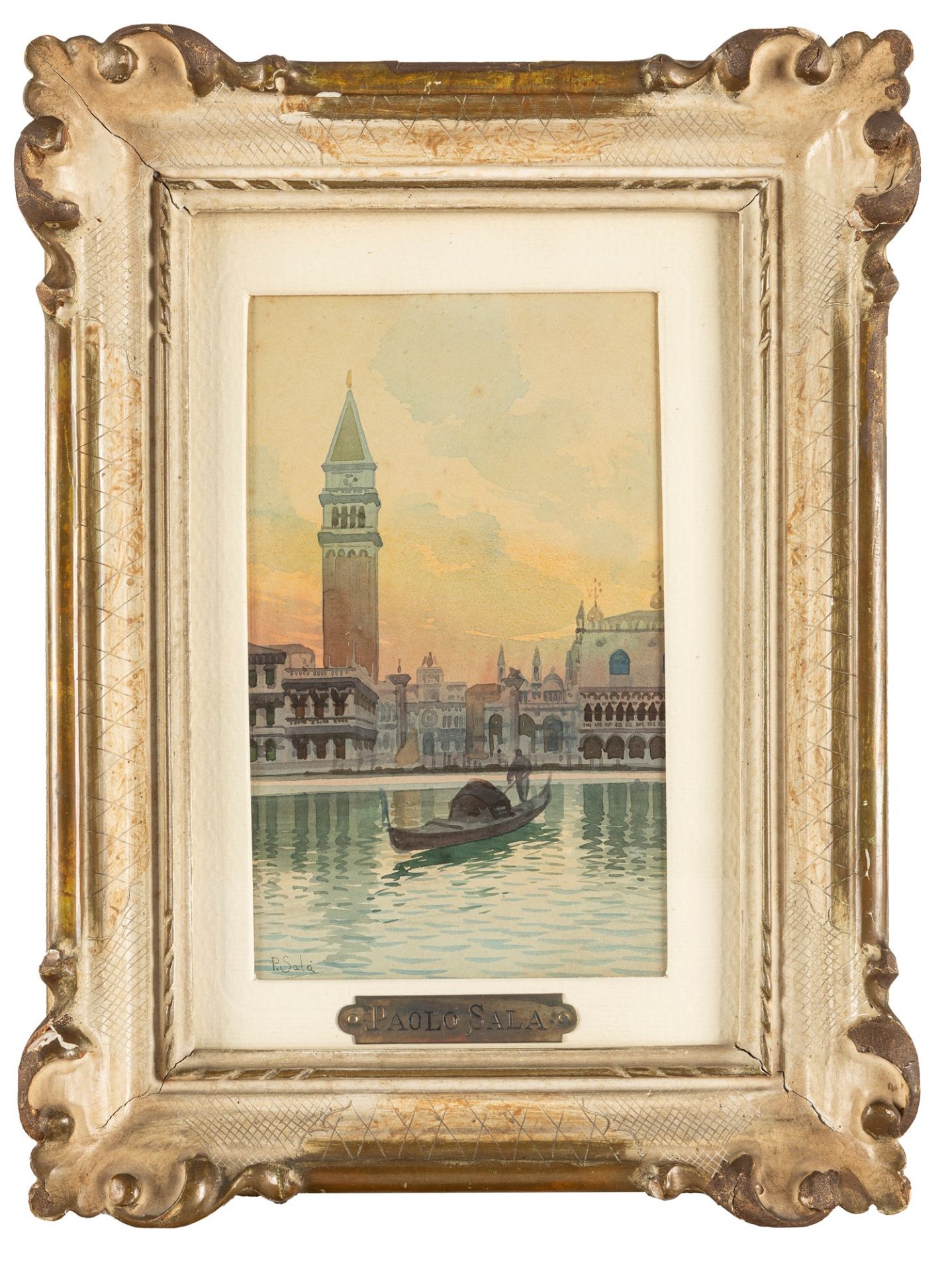 Paolo Sala (Milano 1859-1924) - Venice, bacino di San Marco - Bild 2 aus 3