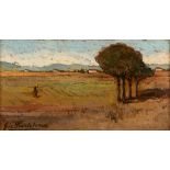 Giovanni Bartolena (Livorno 1866-1942) - Landscape with figure