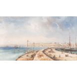 Carlo Bossoli (Lugano 1815-Torino 1884) - View of the Port of Odessa