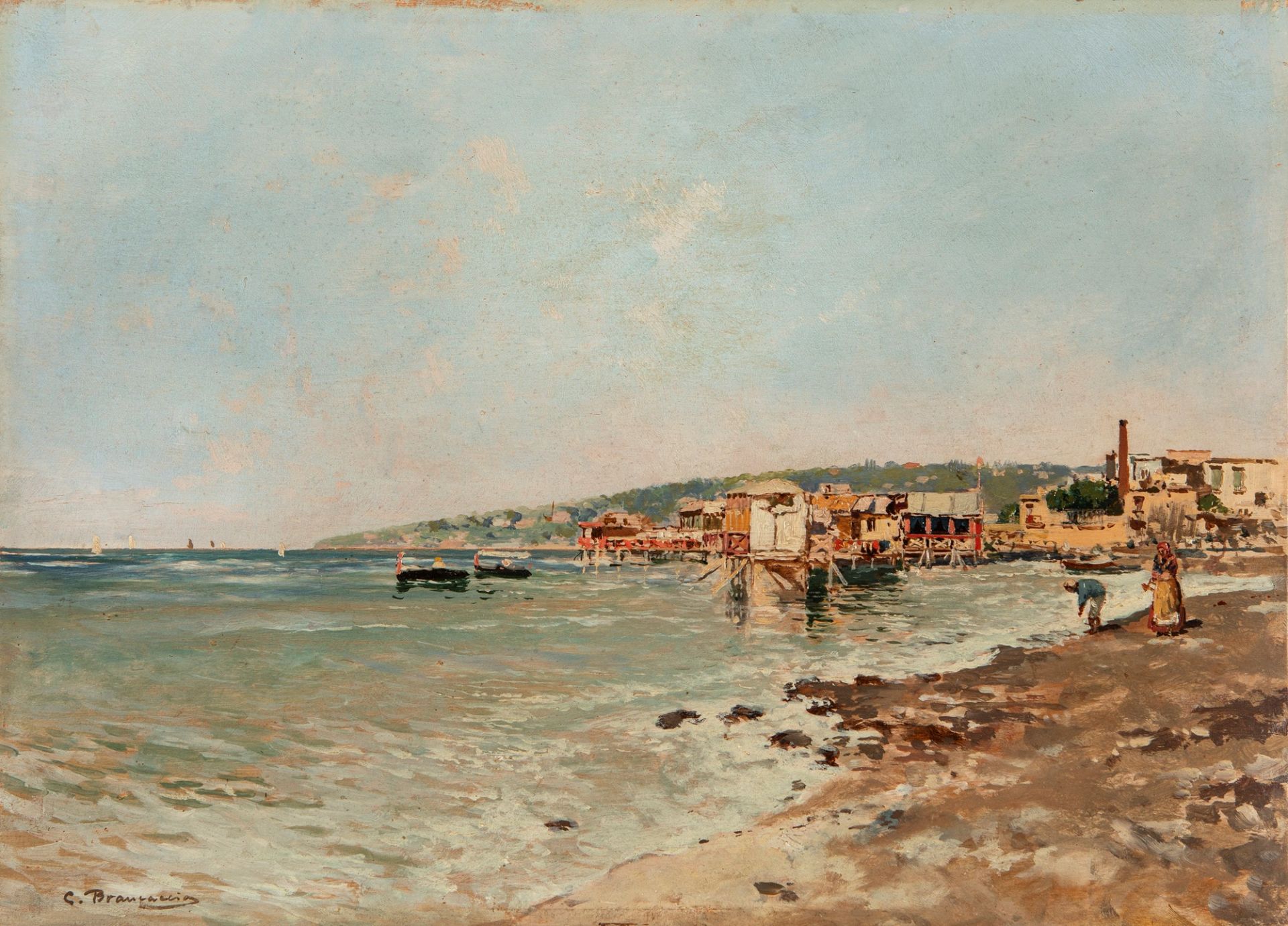 Carlo Brancaccio (Napoli 1861-1920) - Ischia
