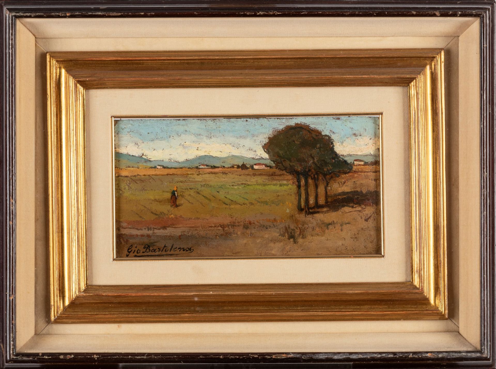 Giovanni Bartolena (Livorno 1866-1942) - Landscape with figure - Bild 2 aus 3