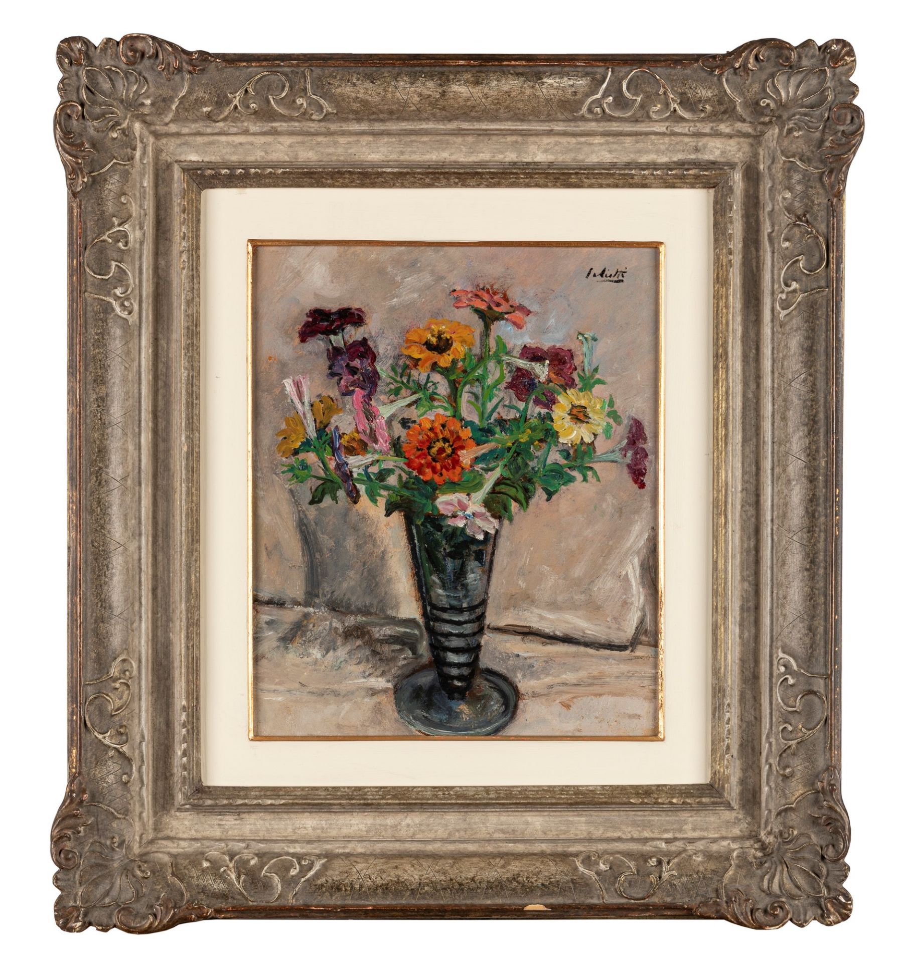 Alberto Salietti (Ravenna 1892-1961) - Vase of flowers - Image 2 of 3