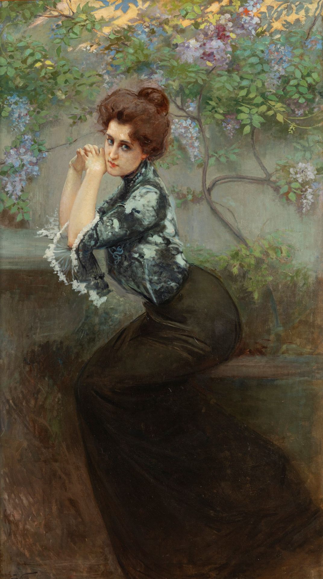 Aleardo Villa (Ravello 1865-Milano 1906) - Thoughtful