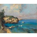 Giuseppe Casciaro (Ortelle 1863-Napoli 1945) - Marina di Capri