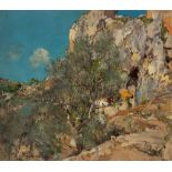 Giuseppe Casciaro (Ortelle 1863-Napoli 1945) - Capri, 1920