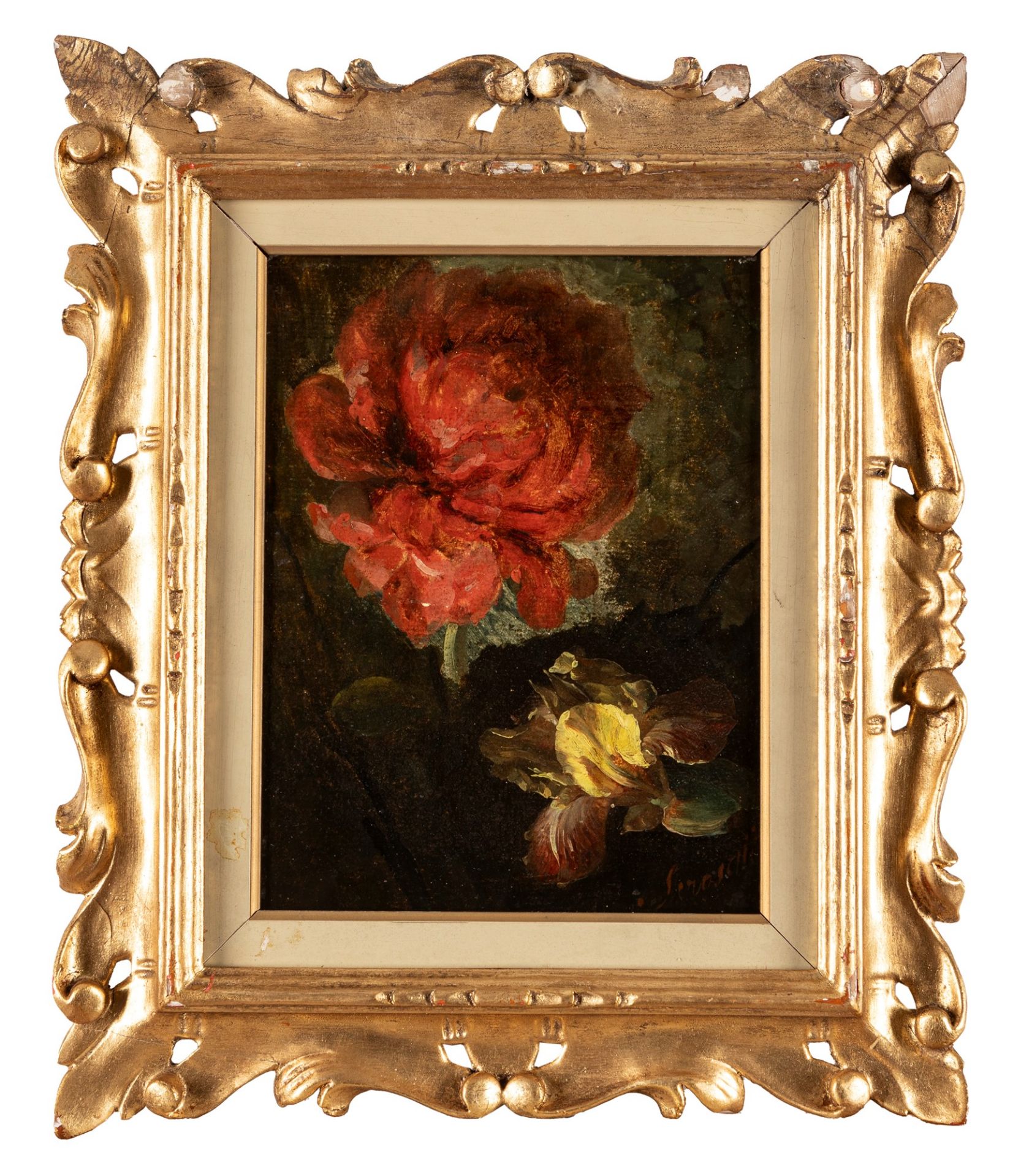 Luigi Scrosati (Milano 1815-1869) - Flowers - Image 2 of 3