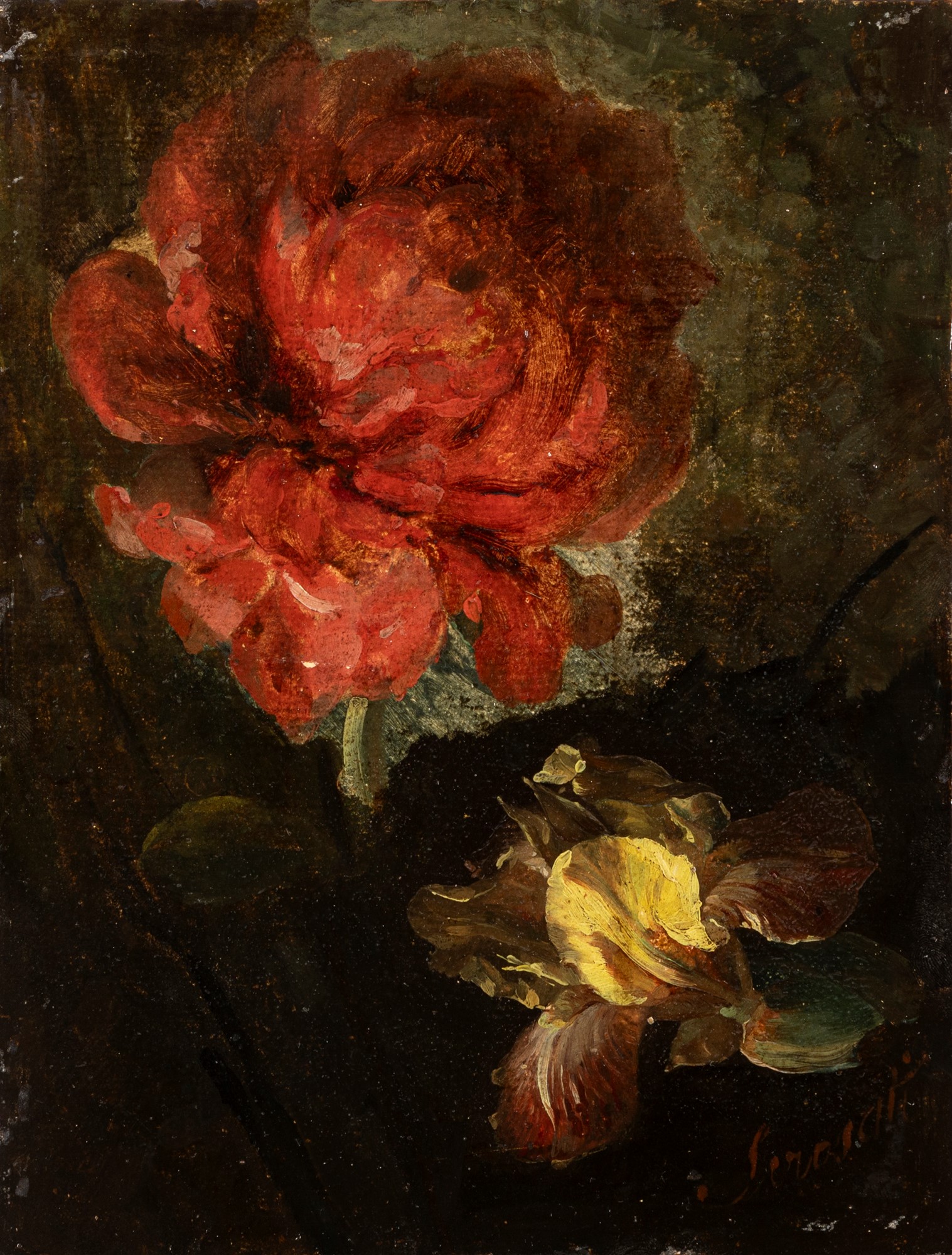 Luigi Scrosati (Milano 1815-1869) - Flowers