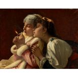 Francesco Vinea (Forlì 1845-Firenze 1902) - The smokers, 1893