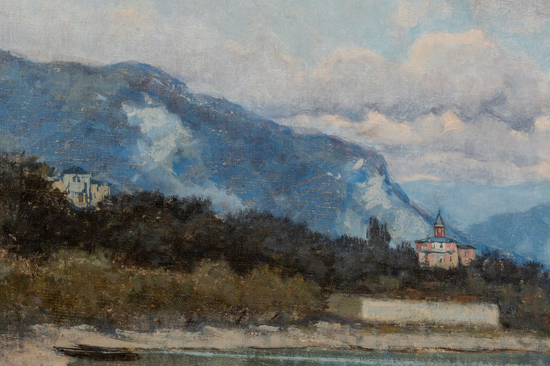 Lorenzo Gignous (Modena 1862-Porto Ceresio 1958) - Bellano, Lago di Como - Bild 4 aus 7
