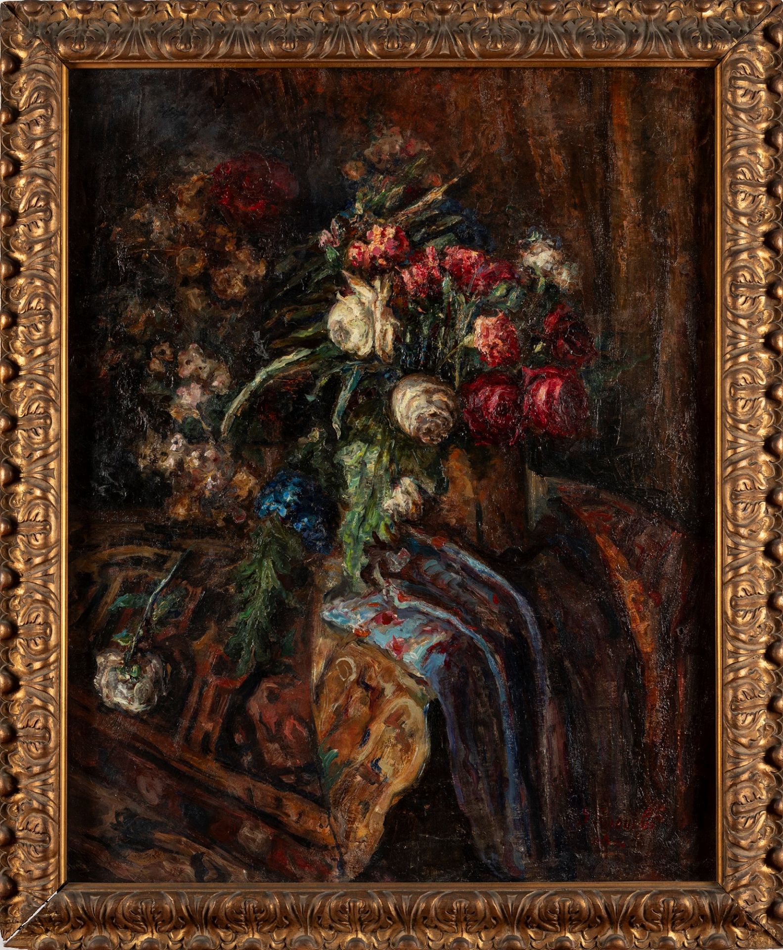 Giovanni Sirombo (Milano 1885-1954) - Vase of flowers - Bild 2 aus 3